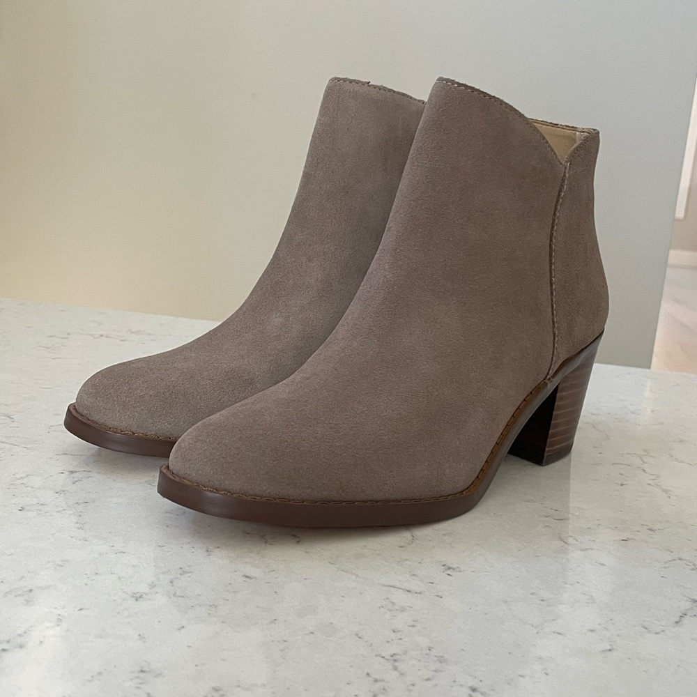 Suede booties
